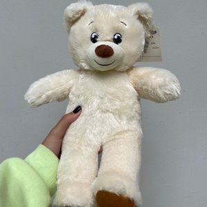 créeme beige white teddy bear